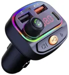 Swissten RGB Bluetooth FM Transmitteris 2x USB / USB-C