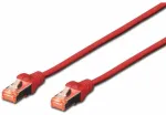 DIGITUS CAT 6 S/FTP tinklo laidas, 10 vnt., 3m, red