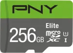 SD MicroSD XC Card 256GB PNY Elite Cl.10 U1 retail