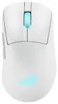 ASUS ROG Keris II Origin WHT myszka Gaming Po prawej stronie RF Wireless + Bluetooth + USB Type-A Optyczny 42000 DPI