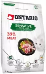 Sausas maistas katėms - Ontario Cat Sensitive Derma, 400 gr
