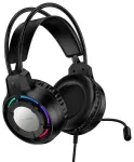 Borofone Headphones BO112 Wave gaming with microphone black
