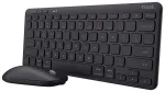 Trust 24843 Lyra Bezvadu tastatūras un peles komplekts QWERTY, angļu izkārtojums, RF + Bluetooth / melns