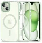 Tech-Protect MagMat MagSafe case for iPhone 15 - transparent green