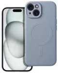 Silicone Mag Cover telefono dėklas su MagSafe palaikymu Samsung Galaxy A37 (A376) mėlynas