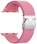 Beline i&scaron;maniojo laikrodžio dirželis Apple Watch (38/40/41 mm) | nailoninis | rožinis