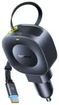 Baseus PrimeTrip VR2 automobilinis įkroviklis | 45W | su USB-C laidu komplekte | juodas