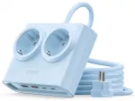 Orico PDC25 25W 6in1 Power Strip 2x AC + 2x USB-A + 2x USB-C - Blue