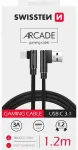 Swissten Pītais L Tipa Universāls Quick Charge 3.1 USB uz USB-C Datu un Uzlādes Kabelis 1.2m