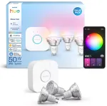 Philips Hue WCA Viedā spuldze GU10 345lm 3 gab. + Hue Bridge