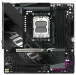 GIGABYTE B850M AORUS ELITE WIFI6E mātesplate - AMD Ryzen 9000 sērijas CPU, 12+2+2 fāžu digitālais VRM, līdz 8200MHz DDR5 (OC), 1xPCIe 5.0 + 1xPCIe 4.0 M.2, WiFi 6E, 2.5GbE LAN, USB 3.2 Gen 2