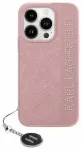 Karl Lagerfeld KLHCP15XPSAKDGCP iPhone 15 Pro Max 6.7" rožinis|pink hardcase Saffiano Rhinestones & Charm