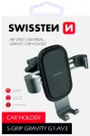 Swissten S-GRIP G1-AV3 Metal Age Gravity 360 Universāls Auto Stiprinājums Gaisa Restei