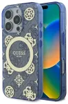 Guess IML Peony On 4G Background MagSafe Aizsargapvalks Priek&scaron; Apple iPhone 16 Pro Max