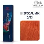 Wella Professionals Koleston Perfect ME+ Special Mix 0/43 Matu krāsa 60 ml