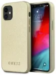 Guess GUHCP12SIGLGO Aizsargapvalks priek&scaron; iPhone 12 mini 5,4" / zelta