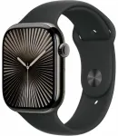 I&scaron;manusis laikrodis Apple Watch 10 GPS + Cellular 46mm Slate Titanium M/L Black (MWYE3QF/A)