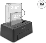 Doko stotis Delock 2.5"/3.5" SATA - USB-C 3.2 Gen 2 (63957)