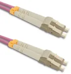 Qoltec Patchcord fiber optic LC/UPC - LC/UPC | Multimode | 50/125 | OM4 | Duplex | 3m
