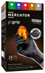 Mercator GoGrip ONE-BY-ONE Black nitrile gloves 100pcs size XL