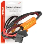 LED Canbus relay resistor 6? 50W H7 plug and socket AMIO-04089