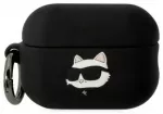 Karl Lagerfeld case for Airpods Pro 2 KLAP2RUNCHK black 3D Silicone NFT Karl