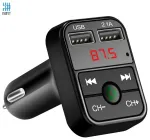 Riff CAR-B2 Bluetooth FM / MP3 Transmiteris Auto lādētājs 2x USB QC3.0 3.1A Black