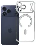 Case for iPhone 17 Pro Max / 18 Pro Max Electro Mag Cover compatible with MagSafe silver