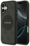 Guess 4G Circle Classic Logo phone case with MagSafe support for iPhone 17 black