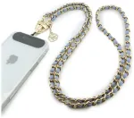 Universtal strap Guess Universal CBDY   Saffiano Chain 4G Charm blue