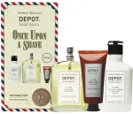 Rinkinys &bdquo;Depot&ldquo;: 400 Shave Specifics Nr. 402, eterinių aliejų raminamasis skystis prie&scaron; ir po skutimosi, 100 ml + 400 Shave Specifics Nr. 405, alantoino drėkinamasis skutimosi kremas, 125 ml + 400 Sh