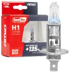 Halogen bulbs H1 12V 55W LumiTec NEXT GENERATION +135% DUO AMIO-04402