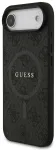 Guess PU Leather 4G Colored Ring MagSafe Case Aizsargapvalks priek&scaron; iPhone Air / melns