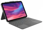 Case with keyboard Combo Touch for iPad 10th generation UK oxford grey