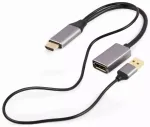 Gembird A-HDMIM-DPF-02 HDMI Male uz DisplayPort Female adapteris 4K / melns