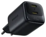 Baseus FE22 kelioninis įkroviklis | 45W | PD, QC, GaN | USB-C | su USB-C laidu komplekte | juodas