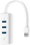 TP-Link 3-Port-USB3.0-Hub & Gigabit-Ethernet-Adapter (wei&szlig;)
