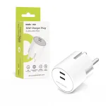 Mobile Origin 30W Charger Plug PW33 - 2x USB-C, white