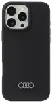 Audi Silicone Case iPhone 16 Pro Max 6.9" czarny|black hardcase AU-LSRIP16PM-Q3|D1-BK