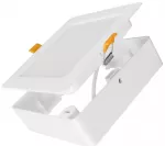 MALAGA LED panelė, kvadratinė,  universali 12W 85lm/W CRI80+ CCT Eurolight