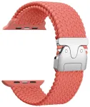 Beline i&scaron;maniojo laikrodžio dirželis Apple Watch (42/44/45/49 mm) | nailoninis | raudonas