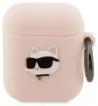 Karl Lagerfeld case for Airpods 1 | 2 KLA2RUNCHP pink 3D Silicone NFT Karl