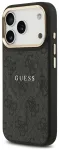 Guess PU Leather 4G Gold Frame MagSafe Case Aizsargapvalks priek&scaron; Apple iPhone 17 Pro