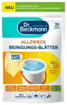 Dr. Beckmann Magic Leaves Summer Lemon Grīdu un dažādu virsmu tīrī&scaron;anas līdzekļa loksnes 20 gab.