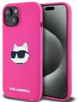 Karl Lagerfeld KLHMP15MSCHPPLF Aizsargapvalks priek&scaron; iPhone 15 Plus / 14 Plus 6.7" / fuksīna