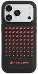 Case Audi Sport Synthetic Leather MagSafe for iPhone 18 Pro / 17 Pro black