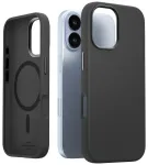 Araree Typo Skin M telefono dėklas su MagSafe palaikymu, skirtas iPhone 17, juodas