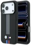 BMW M Quadrille Kevlar Case Anthracite & Tricolor Print Lines MagSafe Aizsargapvalks priek&scaron; iPhone 18 Pro Max