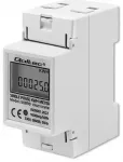 Qoltec Single phase electronic energy consumption meter | 230 V | LCD | 2P | DIN rail