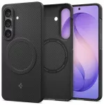 Spigen AirSkin Aramid Mag telefono dėklas su MagSafe palaikymu Samsung Galaxy S26 (S942) juodas